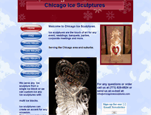 Tablet Screenshot of chicagoicesculptures.com